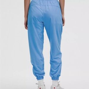 NWT LULULEMON Adapted State Perforated High-Rise Jogger pool party blue 6
